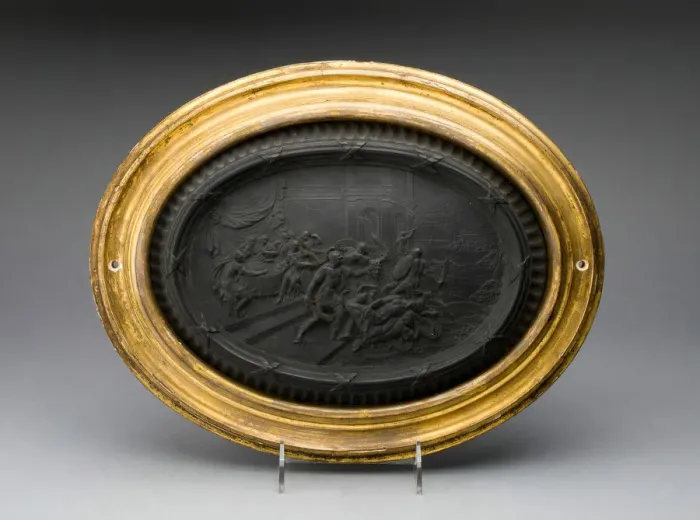 Framed Print : Plaque: Perseus and Andromeda, Burslem, c. 1886. Creator: Wedgwood Framed Print : Plaque: Perseus and Andromeda, Burslem, c. 1886. Creator: Wedgwood