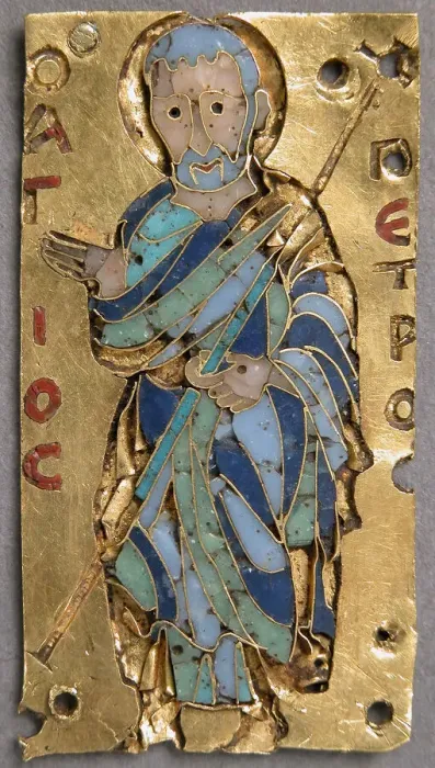 Framed Print : Plaque with Saint Peter, Byzantine, 11th century. Creator: Unknown Framed Print : Plaque with Saint Peter, Byzantine, 11th century. Creator: Unknown
