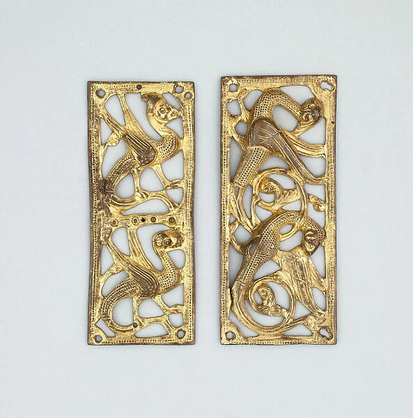 Two Plaques with Interlaced Chimeras, Limoges, 1200  /  50. Creator: Unknown