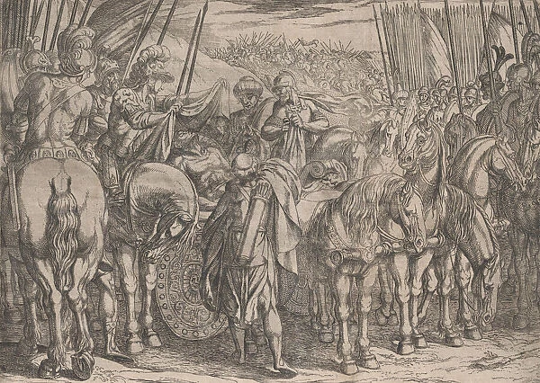 Plate 10: Alexander Finding the Body of Darius, from The Deeds of Alexander the Great