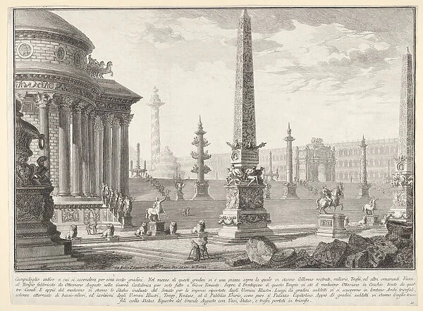 Plate 10: The ancient Capitol ascended by approximately one hundred steps [