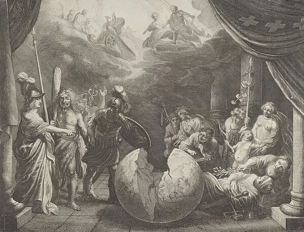 Plate 11: Allegory on the Discord in France, from Caspar Barlaeus