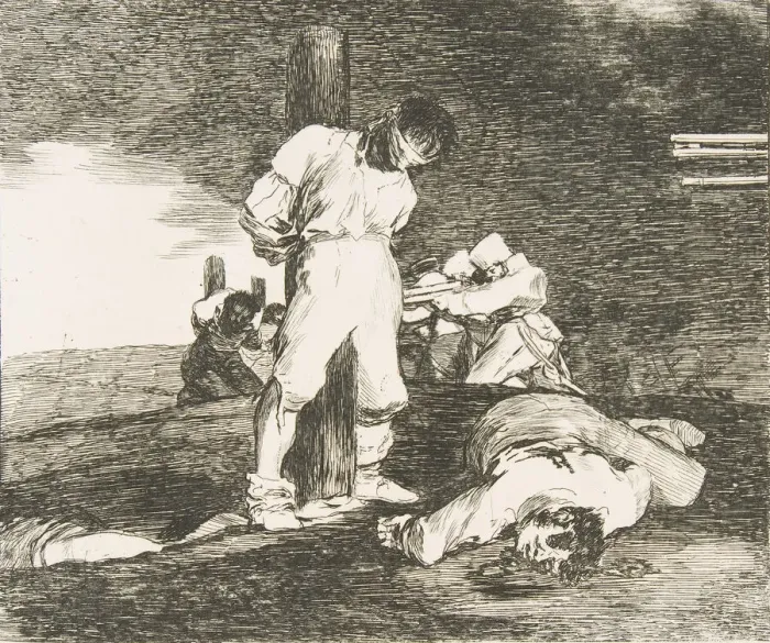 Framed Print : Plate 15 from The Disasters of War (Los Desastres de la Guerra) Framed Print : Plate 15 from The Disasters of War (Los Desastres de la Guerra)