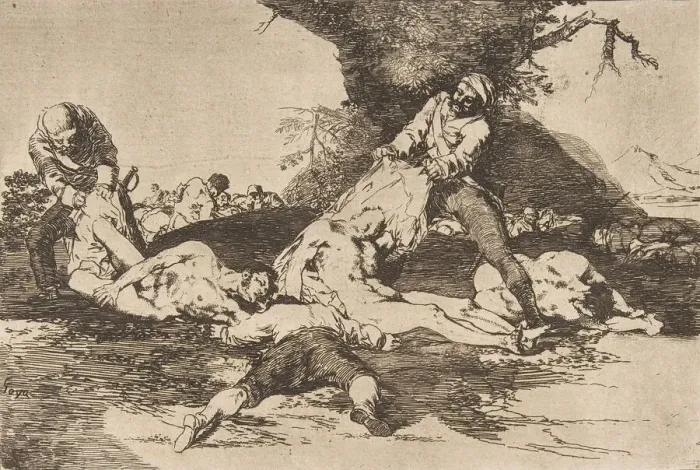 Framed Print : Plate 16 from The Disasters of War (Los Desastres de La Guerra): They Framed Print : Plate 16 from The Disasters of War (Los Desastres de La Guerra): They