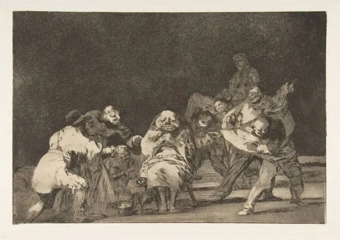 Framed Print : Plate 17 from the Disparates : Loyalty, ca. 1816-23 (published 1864) Framed Print : Plate 17 from the Disparates : Loyalty, ca. 1816-23 (published 1864)