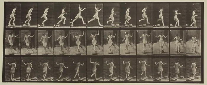 Framed Print : Plate 170 from Animal Locomotion, 1887. Creator: Eadweard J Muybridge Framed Print : Plate 170 from Animal Locomotion, 1887. Creator: Eadweard J Muybridge