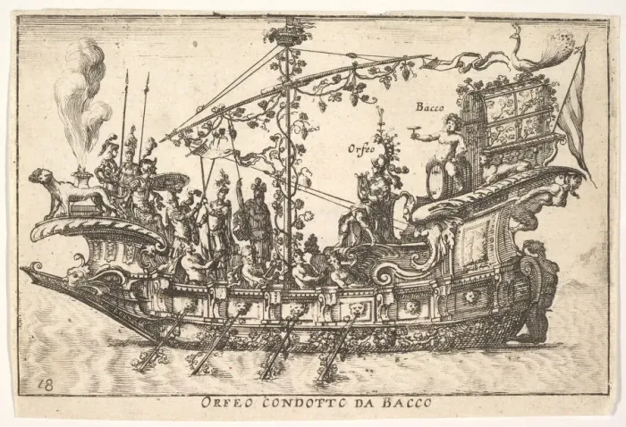 Framed Print : Plate 18: Orpheus led by Bacchus (Orfeo condotto da Bacco) Framed Print : Plate 18: Orpheus led by Bacchus (Orfeo condotto da Bacco)