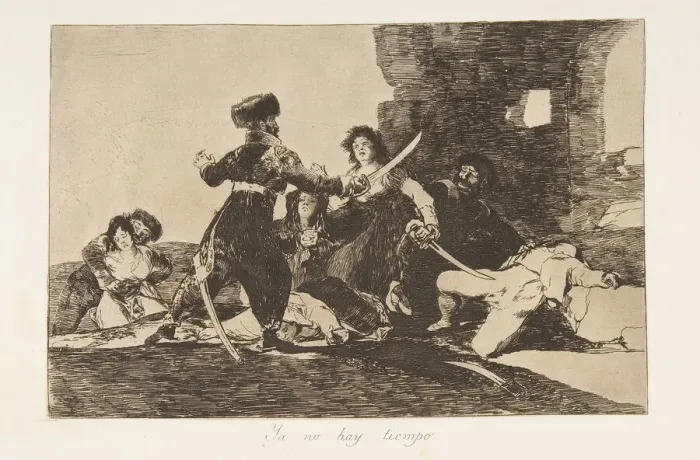 Framed Print : Plate 19 from The Disasters of War (Los Desastres de la Guerra): There Framed Print : Plate 19 from The Disasters of War (Los Desastres de la Guerra): There