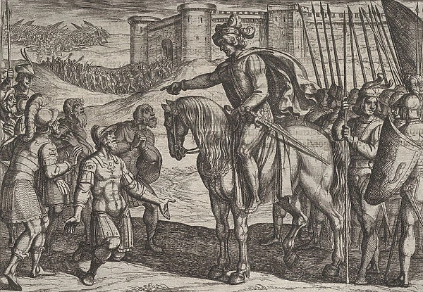 Plate 19: Men from the Fortress Surrender and Pledge Their Lives to Civilis