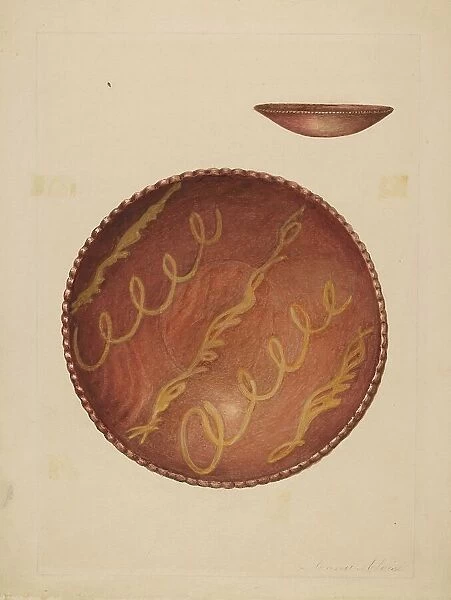 Plate, 1935 / 1942. Creator: Anna Aloisi
