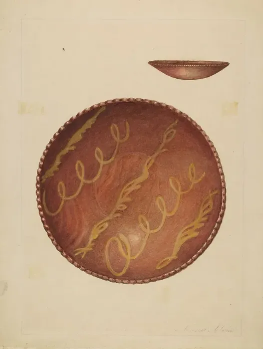Framed Print : Plate, 1935 / 1942. Creator: Anna Aloisi Framed Print : Plate, 1935 / 1942. Creator: Anna Aloisi