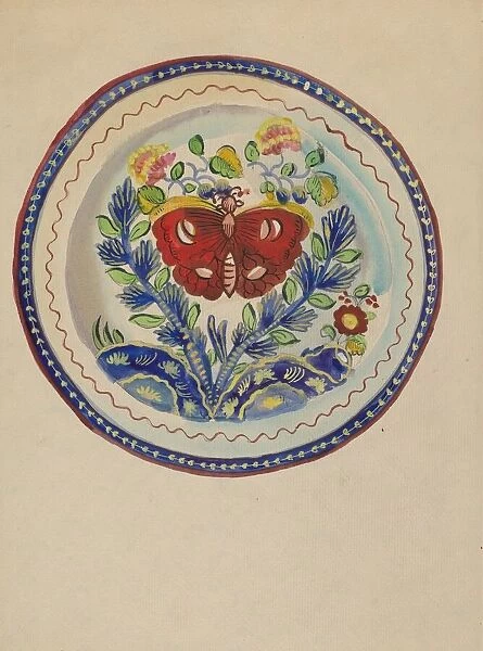 Plate, 1935 / 1942. Creator: Unknown