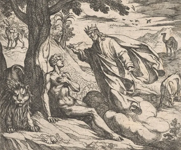 Framed Print : Plate 2: The Creation of Man (Hominis creatio), from Ovids Metamorphoses, 1606 Framed Print : Plate 2: The Creation of Man (Hominis creatio), from Ovids Metamorphoses, 1606
