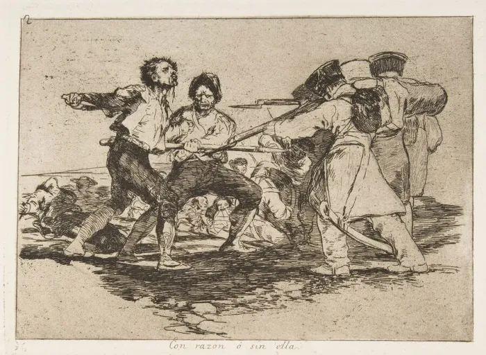 Framed Print : Plate 2 from The Disasters of War (Los Desastres de la Guerra): Rightl Framed Print : Plate 2 from The Disasters of War (Los Desastres de la Guerra): Rightl
