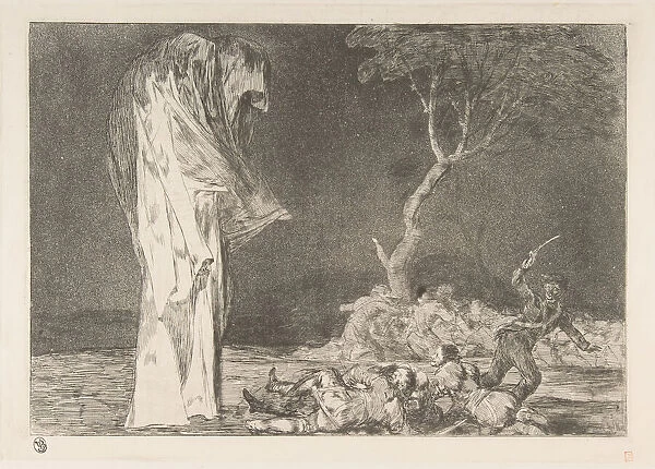 Plate 2 from the Disparates': Folly of Fear, ca. 1816-23 (published ca. 1848)