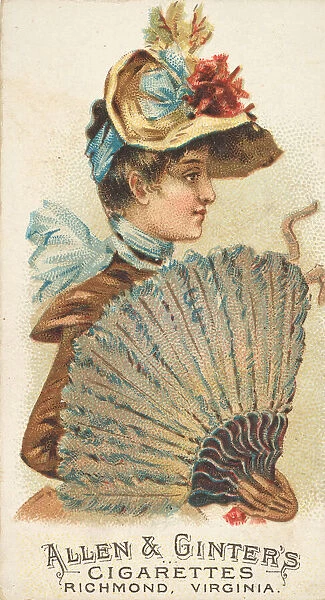 Plate 21, from the Fans of the Period series (N7) for Allen &