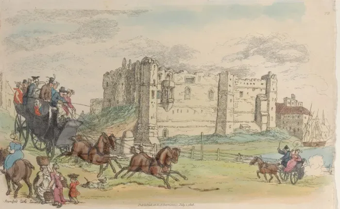Framed Print : Plate 22, from World in Miniature, 1816. 1816. Creator: Thomas Rowlandson Framed Print : Plate 22, from World in Miniature, 1816. 1816. Creator: Thomas Rowlandson