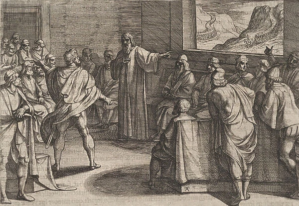Plate 23: Conference on What Steps to Take Upon the Romans New Troops Approaching Across