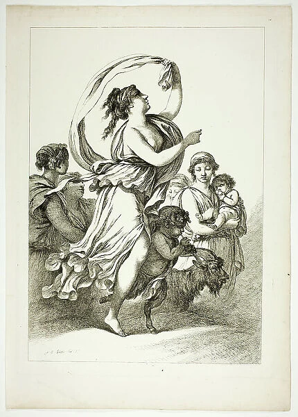 Plate 24 of 38 from Oeuvres de J. B. Huet, 1796–99. Creator: Jean Baptiste Marie Huet