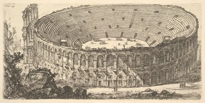 Framed Print : Plate 25: Amphitheater of Verona (Anfiteatro di Verona), ca. 1748 Framed Print : Plate 25: Amphitheater of Verona (Anfiteatro di Verona), ca. 1748
