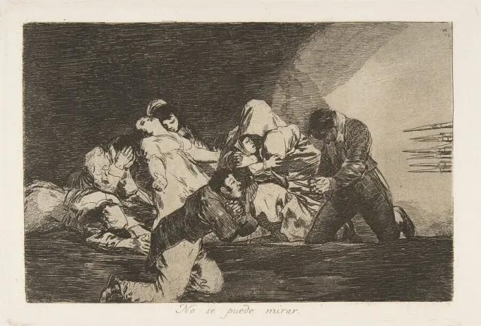 Framed Print : Plate 26 from The Disasters of War (Los Desastres de la Guerra): One Framed Print : Plate 26 from The Disasters of War (Los Desastres de la Guerra): One