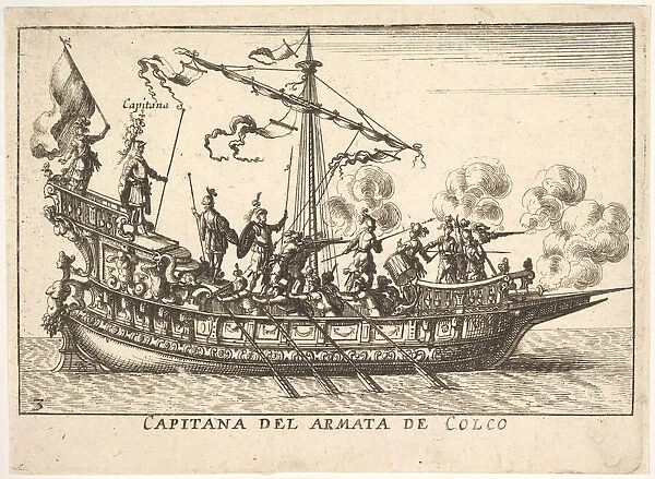 Plate 3: Captain of the army of Chalchis (Capitana del armata de Colco)