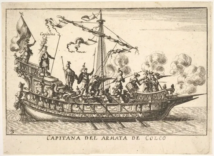 Framed Print : Plate 3: Captain of the army of Chalchis (Capitana del armata de Colco) Framed Print : Plate 3: Captain of the army of Chalchis (Capitana del armata de Colco)