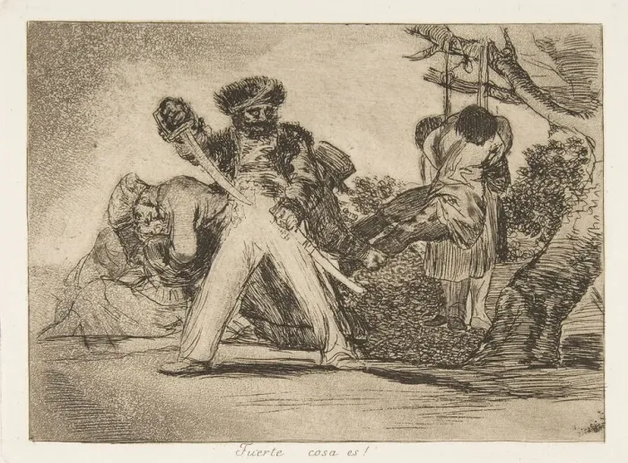 Framed Print : Plate 31 from The Disasters of War (Los Desastres de la Guerra): That Framed Print : Plate 31 from The Disasters of War (Los Desastres de la Guerra): That