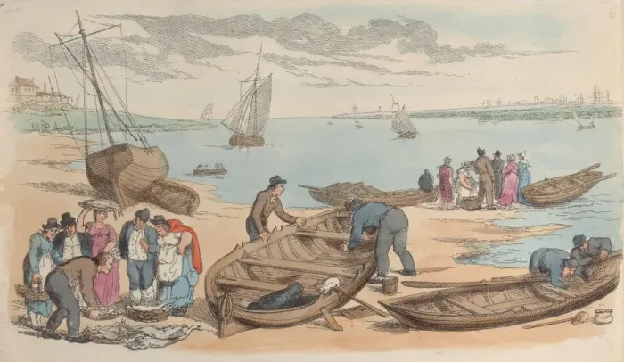 Framed Print : Plate 31, from World in Miniature, 1816. 1816. Creator: Thomas Rowlandson Framed Print : Plate 31, from World in Miniature, 1816. 1816. Creator: Thomas Rowlandson