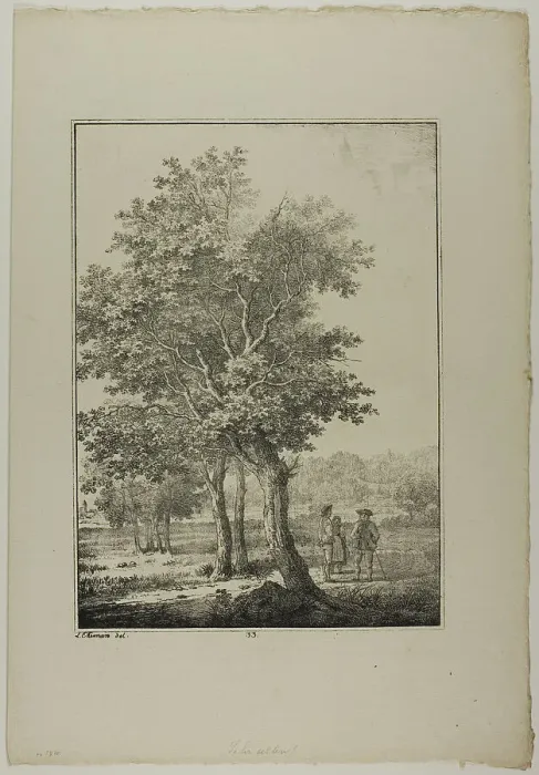 Framed Print : Plate 33 from Blatt Baum und Landschafts Studien, c.1810. Creator: Lorenz Ekemann Alesson Framed Print : Plate 33 from Blatt Baum und Landschafts Studien, c.1810. Creator: Lorenz Ekemann Alesson