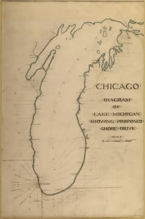 Framed Print : Plate 35 from Plan of Chicago 1909: Chicago, and Diagram of Lake Michigan Framed Print : Plate 35 from Plan of Chicago 1909: Chicago, and Diagram of Lake Michigan