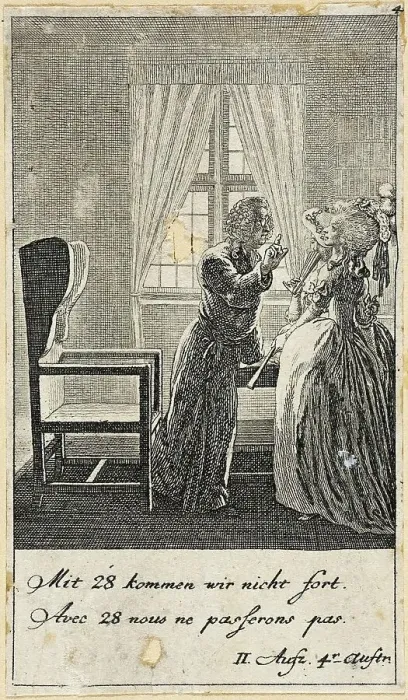 Framed Print : Plate 4 for C. L. Bretzner's The Marriage Broker, 1784. Creator: Daniel Nikolaus Chodowiecki Framed Print : Plate 4 for C. L. Bretzner's The Marriage Broker, 1784. Creator: Daniel Nikolaus Chodowiecki