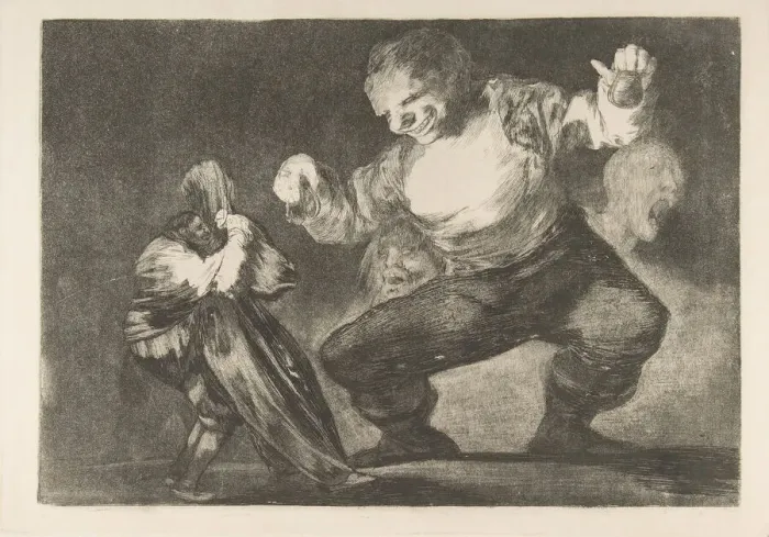 Framed Print : Plate 4 from the Disparates : Simpleton, ca. 1816-23 (published between 1854-63) Framed Print : Plate 4 from the Disparates : Simpleton, ca. 1816-23 (published between 1854-63)