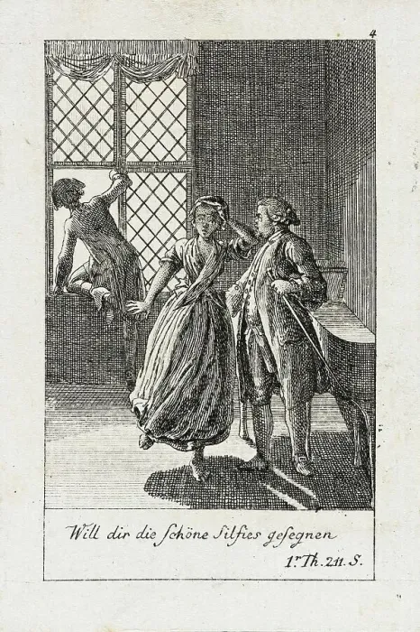 Framed Print : Plate 4 for J.G. Muller's Siegfried von Lindenberg, 1783. Creator: Daniel Nikolaus Chodowiecki Framed Print : Plate 4 for J.G. Muller's Siegfried von Lindenberg, 1783. Creator: Daniel Nikolaus Chodowiecki