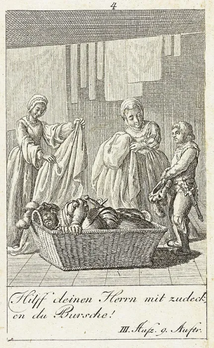Framed Print : Plate 4 for Shakespeare's Macbeth, 1784. Creator: Daniel Nikolaus Chodowiecki Framed Print : Plate 4 for Shakespeare's Macbeth, 1784. Creator: Daniel Nikolaus Chodowiecki
