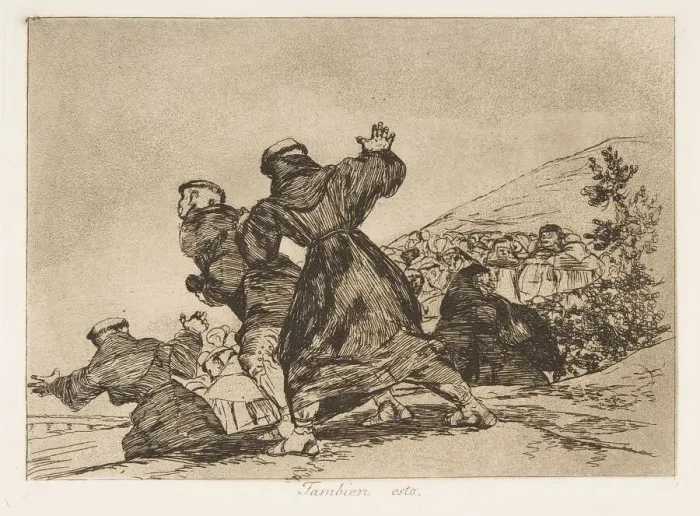 Framed Print : Plate 43 from The Disasters of War (Los Desastres de la Guerra): This Framed Print : Plate 43 from The Disasters of War (Los Desastres de la Guerra): This