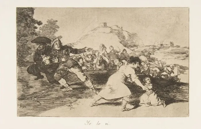 Framed Print : Plate 44 from The Disasters of War (Los Desastres de la Guerra): I saw Framed Print : Plate 44 from The Disasters of War (Los Desastres de la Guerra): I saw