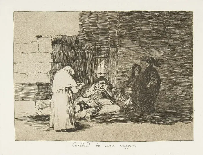 Framed Print : Plate 49 from The Disasters of War (Los Desastres de la Guerra): A Framed Print : Plate 49 from The Disasters of War (Los Desastres de la Guerra): A