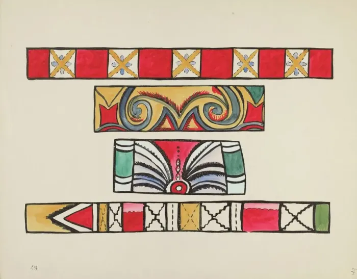 Framed Print : Plate 49: From Portfolio Spanish Colonial Designs of New Mexico, 1935 / 1942. Creator: Unknown Framed Print : Plate 49: From Portfolio Spanish Colonial Designs of New Mexico, 1935 / 1942. Creator: Unknown