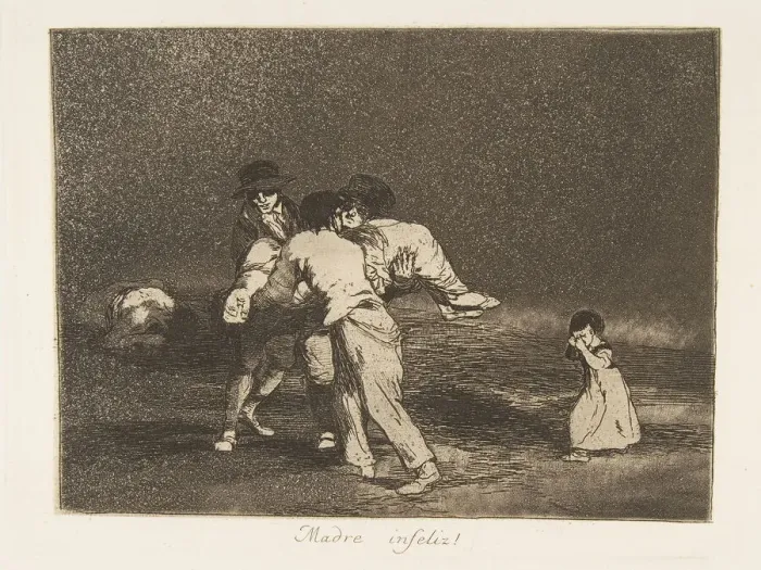 Framed Print : Plate 50 from The Disasters of War (Los Desastres de la Guerra): Un Framed Print : Plate 50 from The Disasters of War (Los Desastres de la Guerra): Un