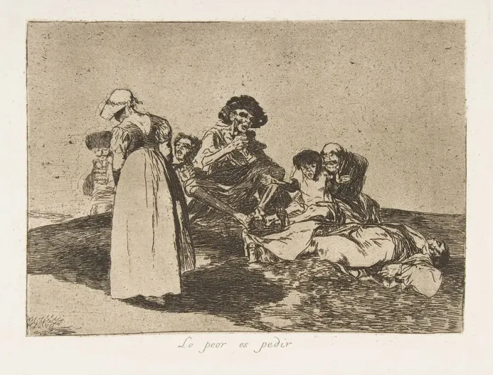 Framed Print : Plate 55 from The Disasters of War (Los Desastres de la Guerra): Th Framed Print : Plate 55 from The Disasters of War (Los Desastres de la Guerra): Th