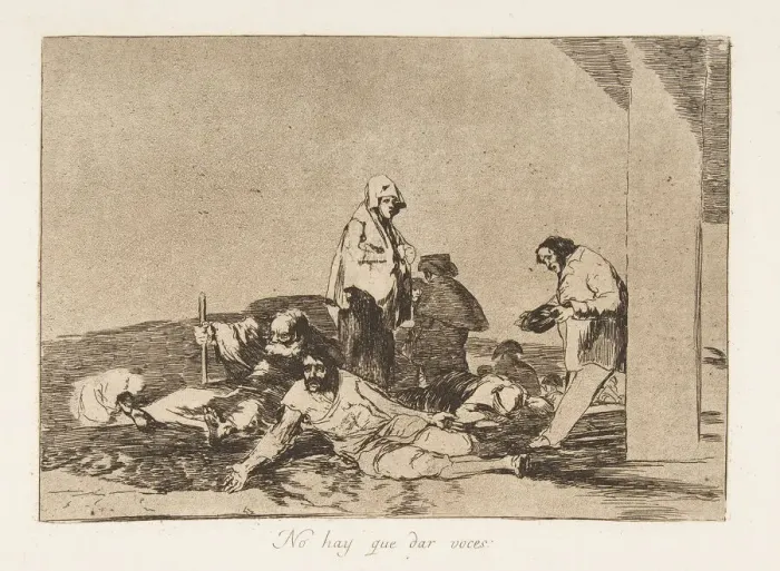 Framed Print : Plate 58 from The Disasters of War (Los Desastres de la Guerra): It Framed Print : Plate 58 from The Disasters of War (Los Desastres de la Guerra): It