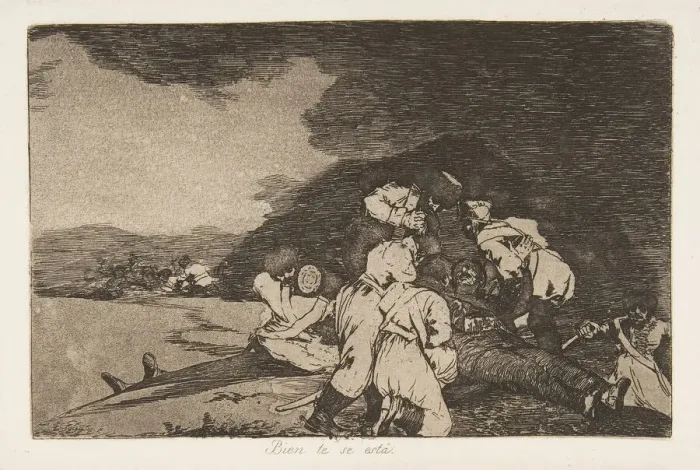 Framed Print : Plate 6 from The Disasters of War (Los Desastres de la Guerra): It ser Framed Print : Plate 6 from The Disasters of War (Los Desastres de la Guerra): It ser