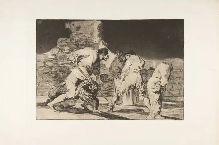 Framed Print : Plate 6 from the Disparates : It is amazing-and we were made by God, ca Framed Print : Plate 6 from the Disparates : It is amazing-and we were made by God, ca