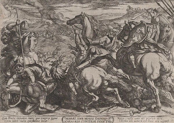 Plate 6: The Israelites Defeated by the Canaanites for Having Disobeyed Moses... ca