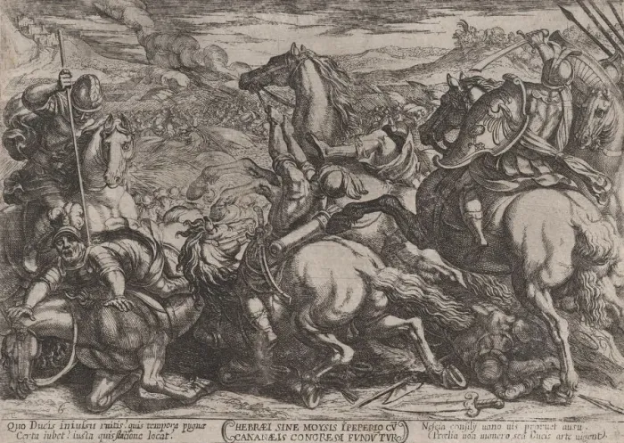 Framed Print : Plate 6: The Israelites Defeated by the Canaanites for Having Disobeyed Moses... ca Framed Print : Plate 6: The Israelites Defeated by the Canaanites for Having Disobeyed Moses... ca