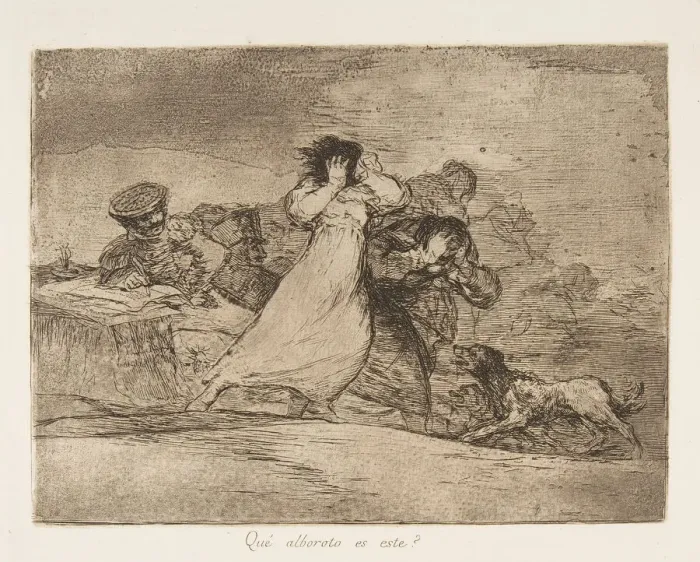 Framed Print : Plate 65 from The Disasters of War (Los Desastres de la Guerra Framed Print : Plate 65 from The Disasters of War (Los Desastres de la Guerra