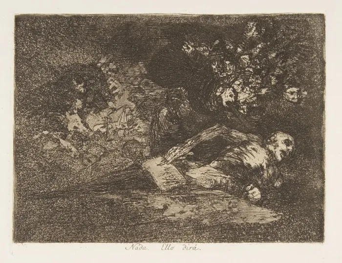 Framed Print : Plate 69 from The Disasters of War (Los Desastres de la Guerra): Not Framed Print : Plate 69 from The Disasters of War (Los Desastres de la Guerra): Not
