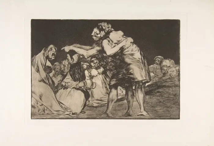 Framed Print : Plate 7 from the Disparates : Disorderly Folly, ca. 1816-23 (published 1864) Framed Print : Plate 7 from the Disparates : Disorderly Folly, ca. 1816-23 (published 1864)