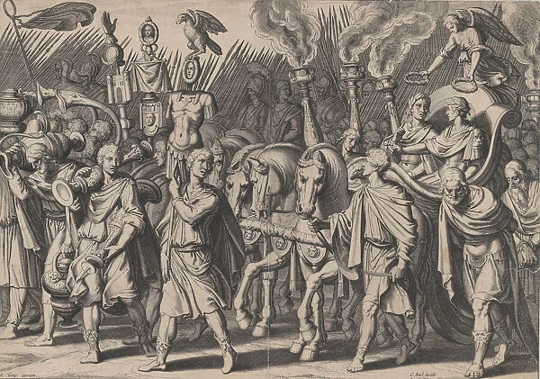 Plate 7: Triumphal Procession after Victory over Turks, from the Triumphs of Charles V